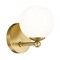 Z-Lite Neoma Wall Sconce, 1-Light, 5.25 In.W x 6.75 In.L x 6.75 In.H, Modern Gold/Opal Etched 1100-1S-MGLD - alternate 5